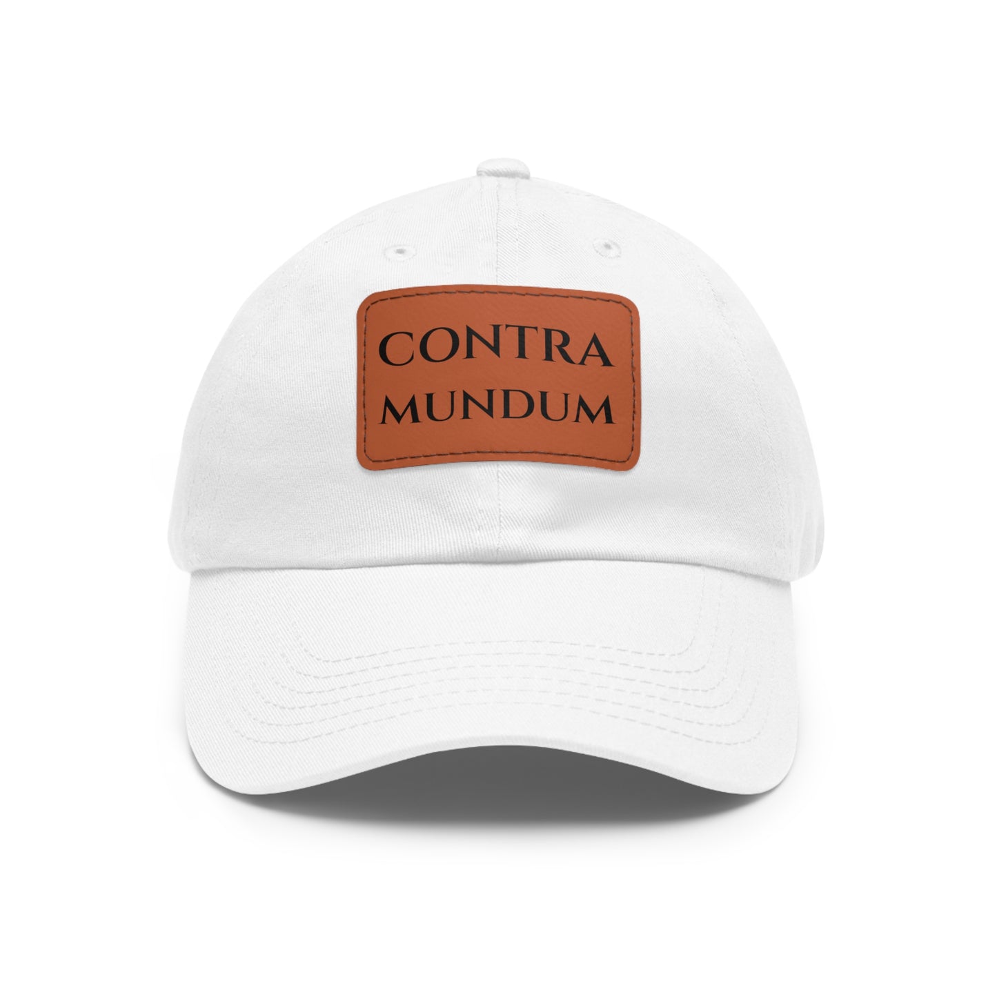 Leather Patch 'Contra Mundum' Hat