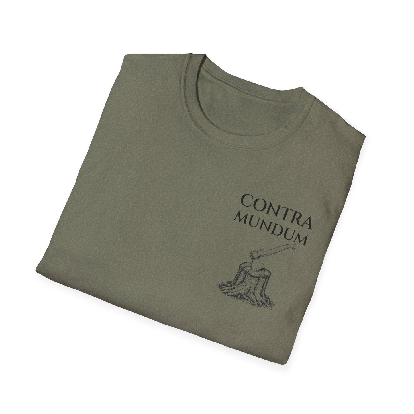 Contra Mundum Axe and Stump T-Shirt