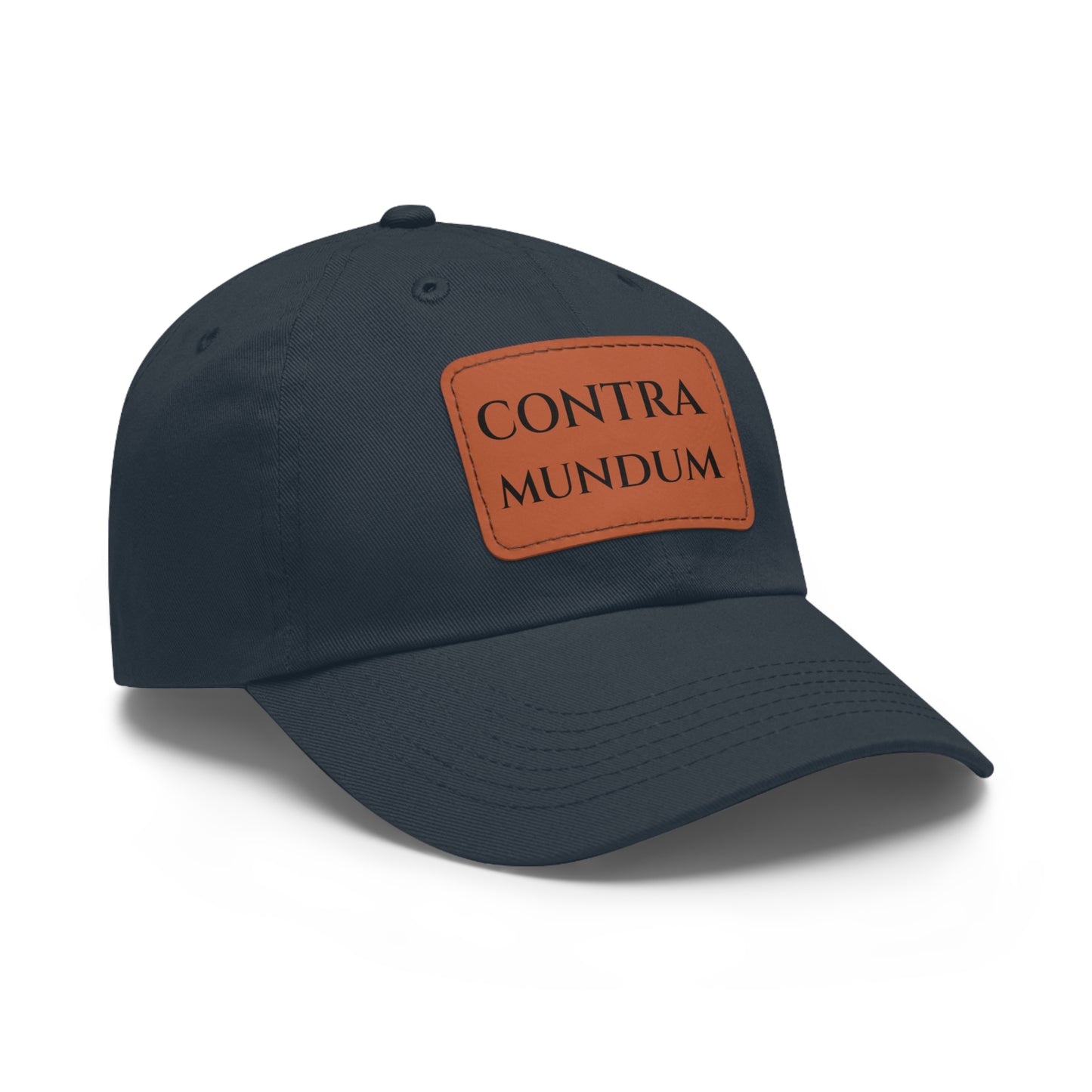 Leather Patch 'Contra Mundum' Hat