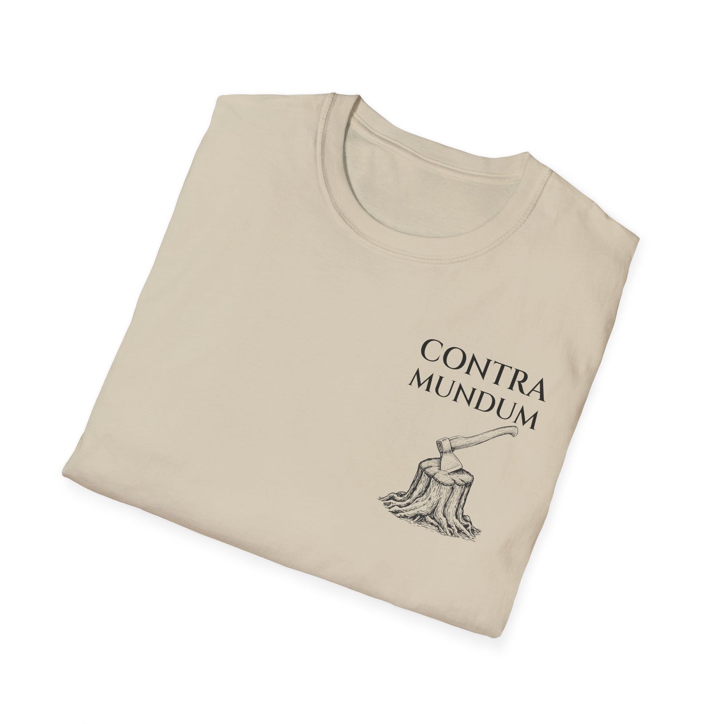 Contra Mundum Axe and Stump T-Shirt